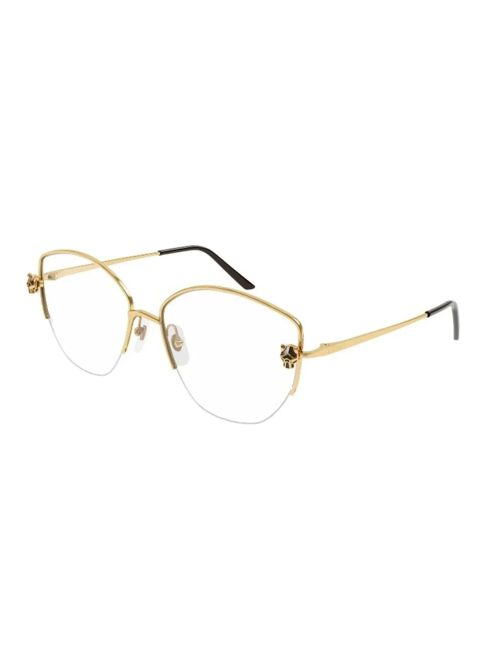 New Cartier CT0370O 001 Gold Women Eyeglasses